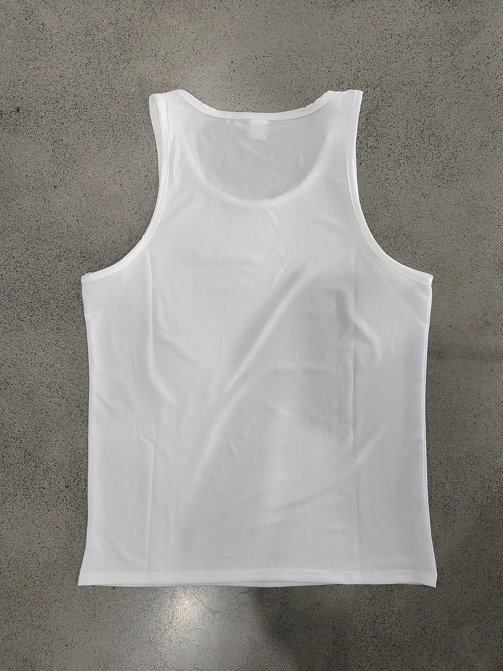 Men's Gym Sports Tank Top Muscle Aesthetic Dry Fast Workwear Polyester Fiber Summer Sport Fit Style Solid Color round Neck