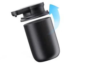 LAOPAO Foam Soap Dispenser Set IPX5 Waterproof USB-C Charging with Sensor Infrared Motion Sensor for Kitchen and Bathroom