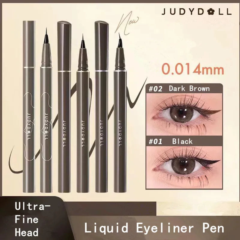 Judydoll Ultra-Fine Liquid Eyeliner Pen Matte Lying Silkworm Eye Lash Pencil Fast Dry Smooth Lasting Eye Shadow Stick Makeup