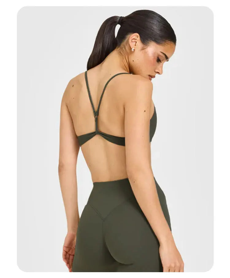 Sexy Fitness Yoga Bras Race Back Sports Bras Nylon Top Women Bra Breathable Underwear for Women Gym Yoga Bras Solid Color