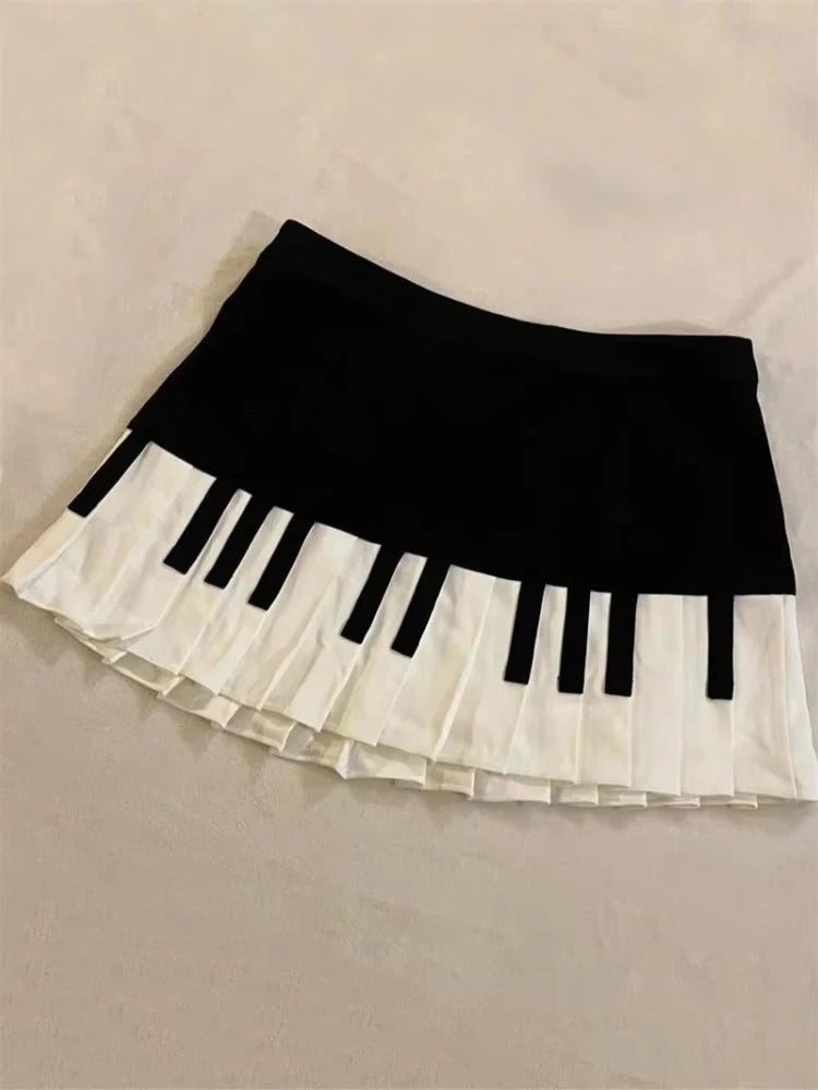 Mini Skirts for Women Sweet Cute Jupe Fashion Summer Japanese 2026 Faldas Mujer De Moda Bow Polka Dot Ruffles Y2k Skirt
