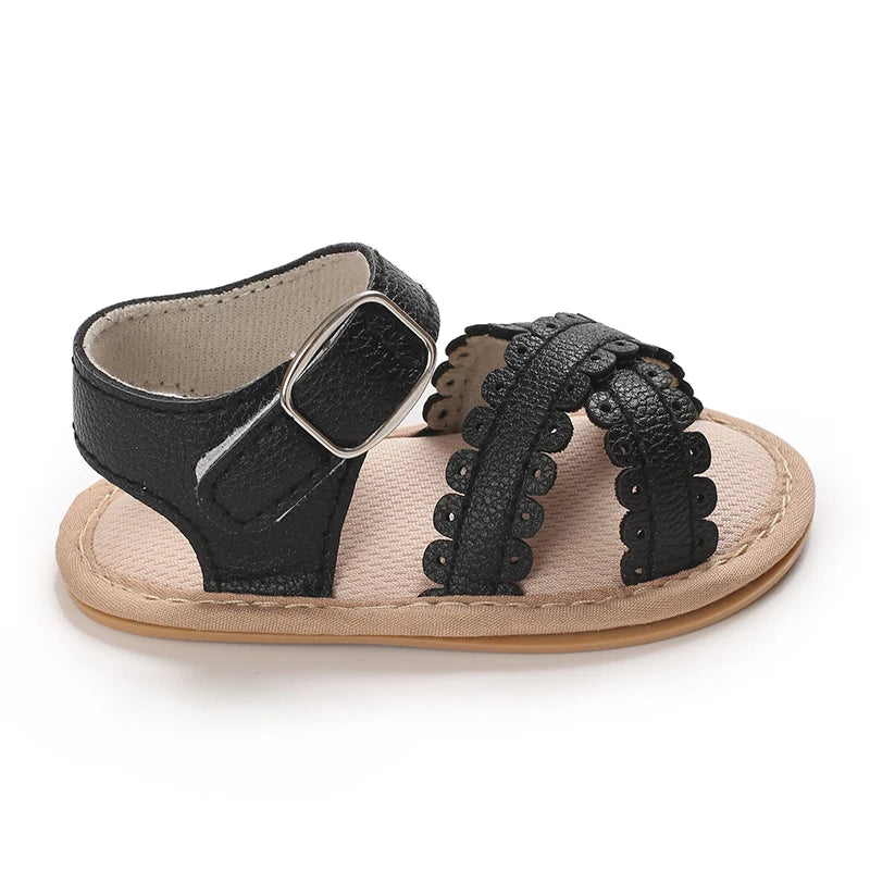 Summer newborn children's shoes, girls' sandals, children's shoes, outdoor casual walking shoes, 0-18 months old