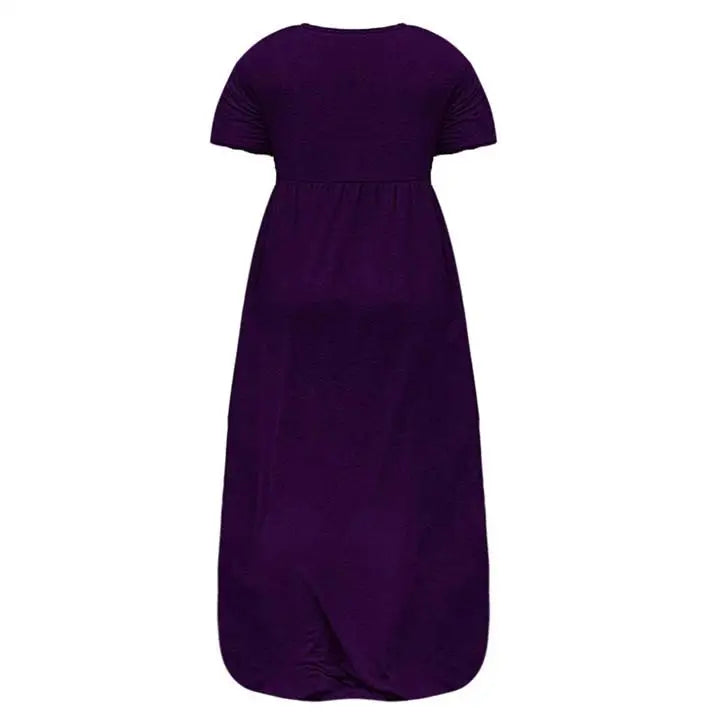 Summer Long Casual Dresses Women High Waist Street Style H Version Cotton Linen Skirt Big Size Female Fashionable Gown