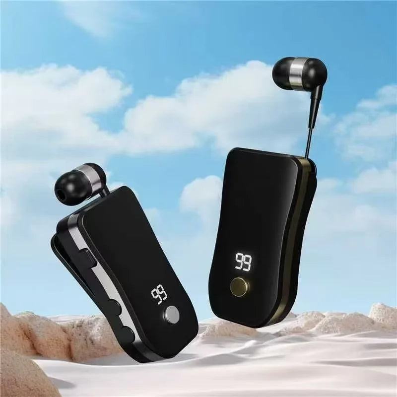 X-100-In-ear smart headphones,Wirelessheadphones, sports headphones, business car headphones, music headphones, retractable