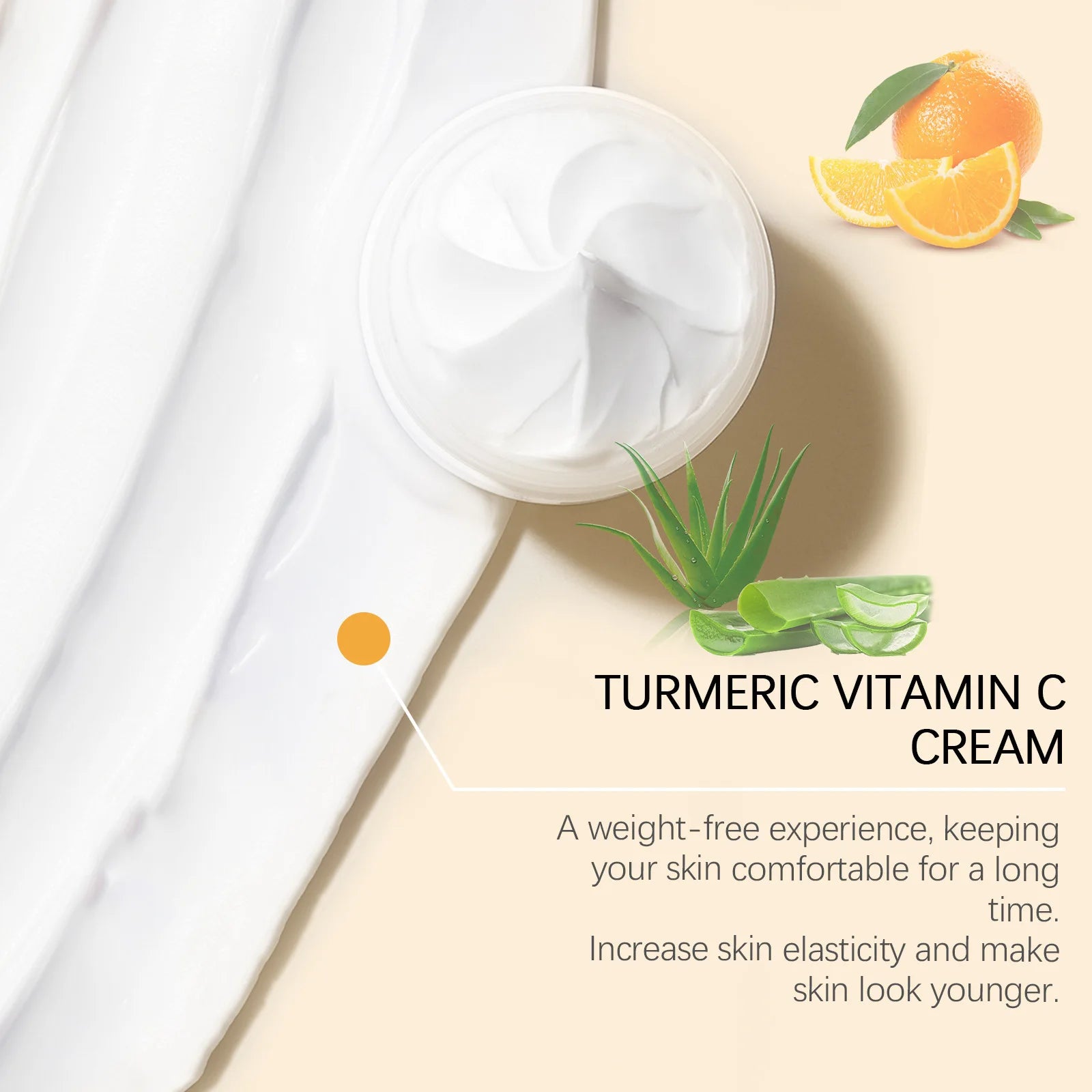 Turmeric Cleanser Oil Control Dark Spot Removal Anti Acne Deep Cleansing Shrink Pore Brightening Moisturizing Vitamin C Cream