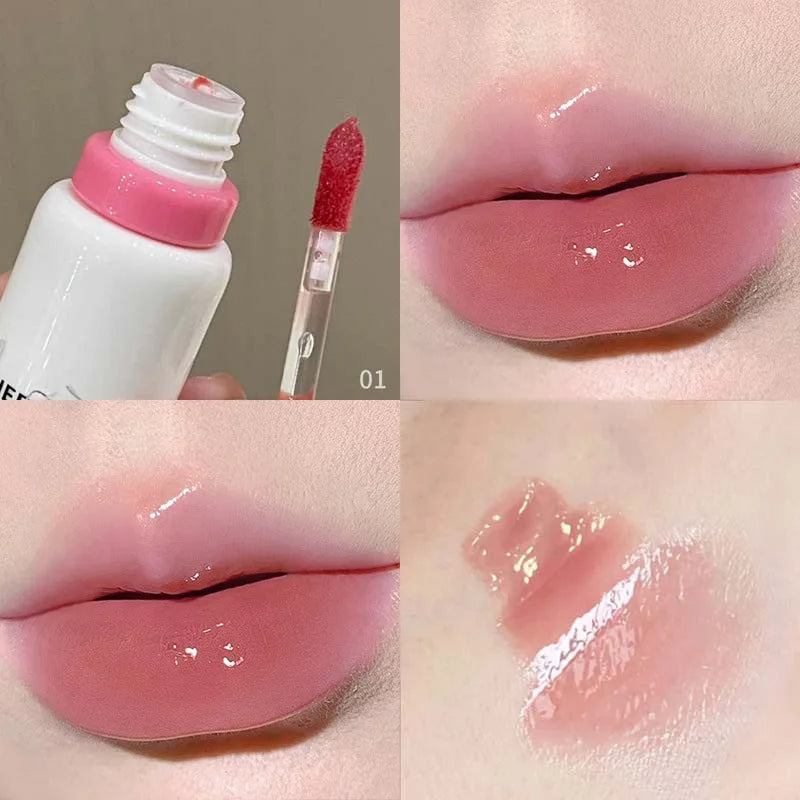 Herorange Glossy Lip Gloss Hydrating Watery Plump Lip Tint