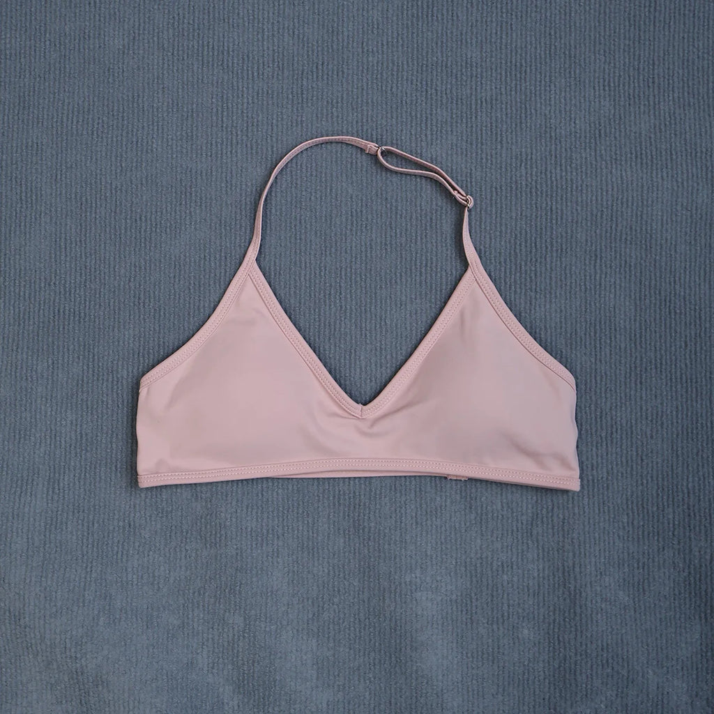 Women's Summer Halter Neck Padded Sports Yoga Bra Shock Absorption Support Backless Crop Top for Outdoor Running And Gym