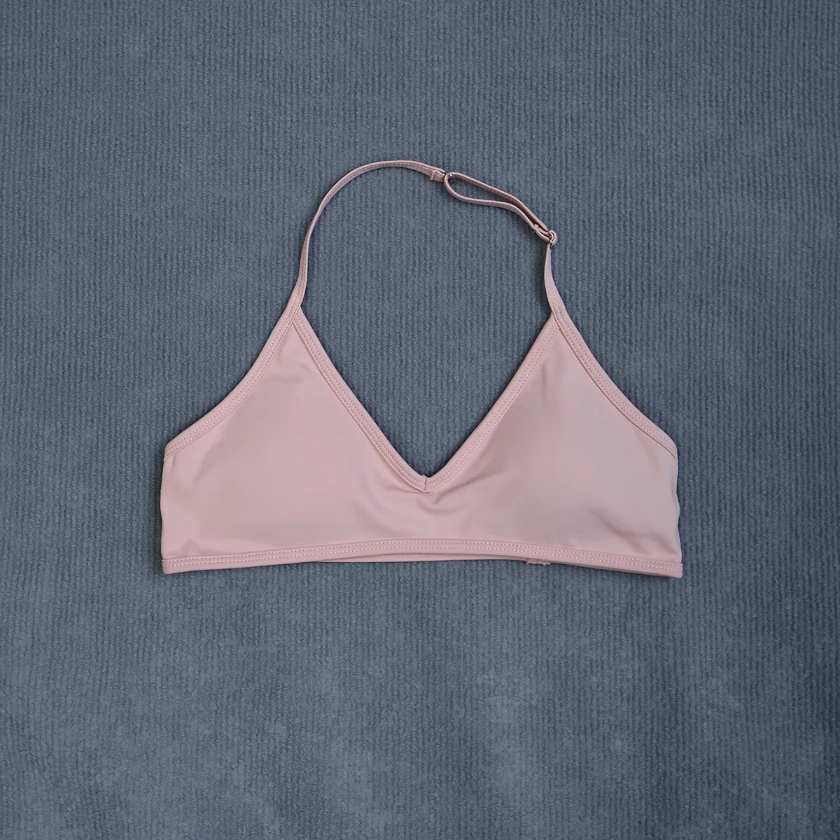 Women's Summer Halter Neck Padded Sports Yoga Bra Shock Absorption Support Backless Crop Top for Outdoor Running And Gym