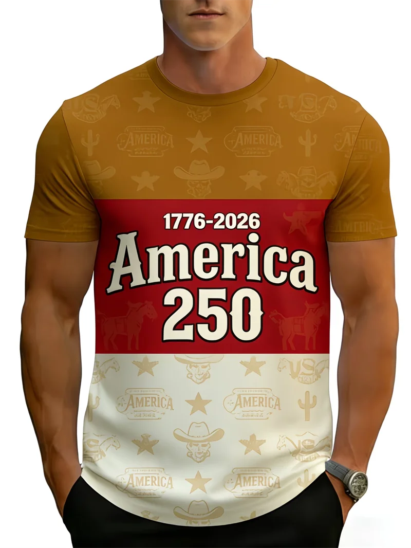 Custom USA Patriotic Inspired T-shirt Men Women God Bless The USA American Flag Print 4th Of July Streetwear Men Clothing