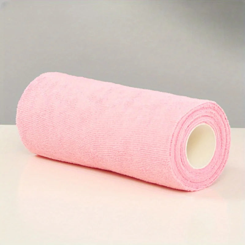 1 roll/20 reusable microfiber cleaning cloths - kitchen towels, multi sided household cloths