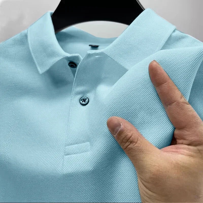 2026HighQuality Breathable Men Polo Shirts Casual Solid Color Short Sleeve Polo Shirt For Men/Women Summer Desiger Gift Clothing