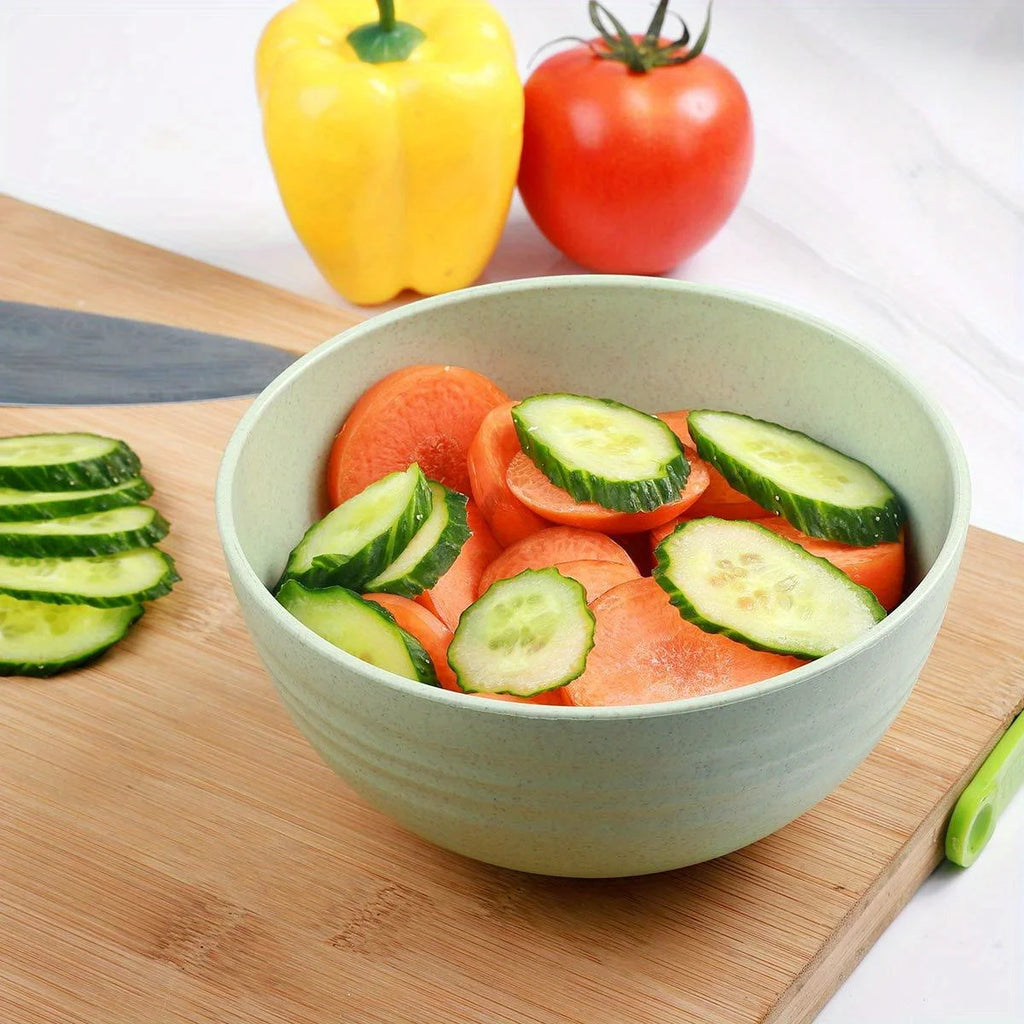 4-Piece Non Fragile Grain Bowl Set - 24 Ounce PP Plastic Bowl for Soup/Rice/Grains - Microwave and Dishwasher Safe
