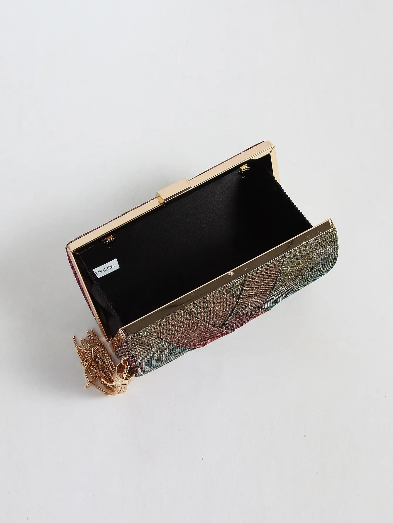 Women Clutch Bag Evening bag Fringed Evening Handbag,Lady Party Wedding Clutch Purse Chain Shoulder Cross Body Bag