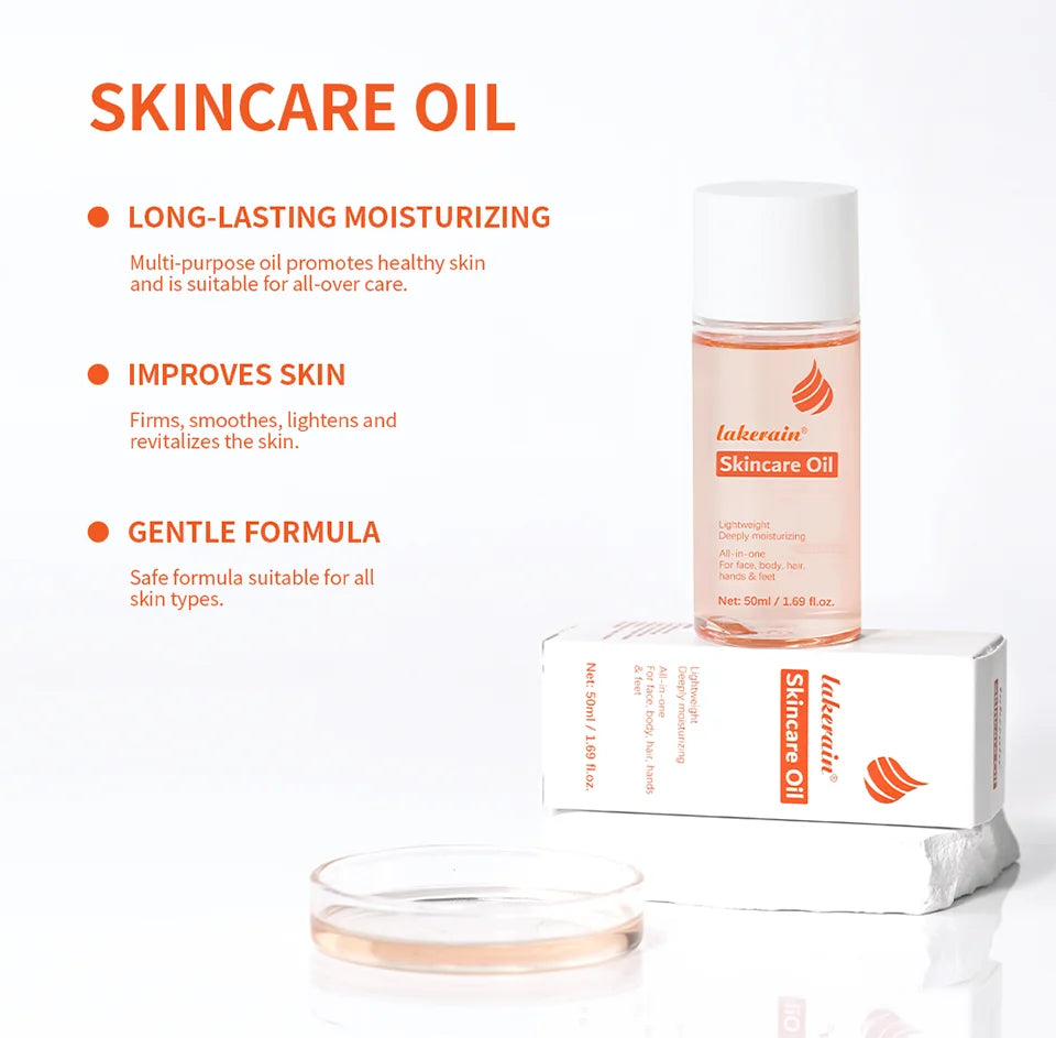 Lakerain Skincare Oil - Multipurpose Face, Body, and Hair Moisturizer