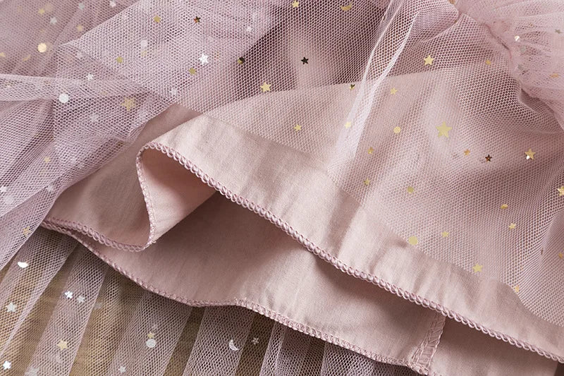Foreign Trade New Style Girls' Fairy Dress European and American Cake Mesh Puffy Dress Children's Birthday Performance Costume