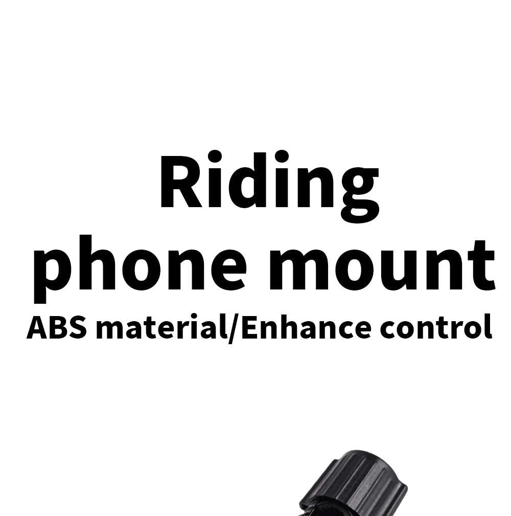 Bicycle Phone Clip Rearview Mirror Motorcycle Holder Rotating Knob Locking Mechanism Stability Enhancement Riding NavigationTool