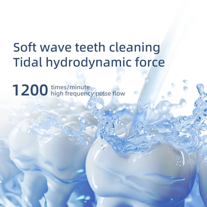 Cepillo de dientes eléctrico portátil con irrigador dental para limpiar los dientes, irrigador bucal doméstico para limpiar los dientes