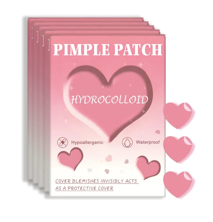 Multi-Color Star Acne Patches - 1260 Count Ultra-Thin Pimple Set