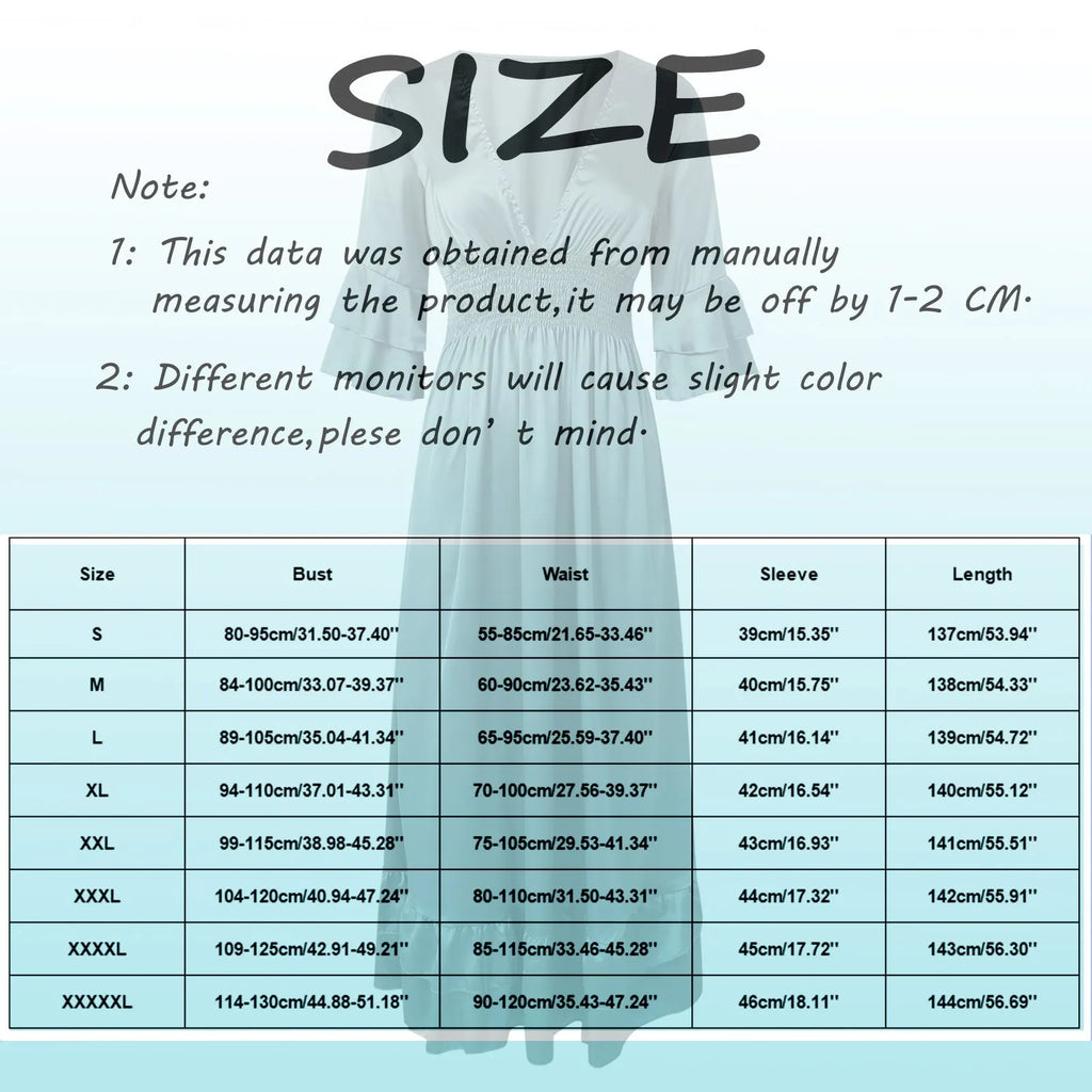 Womens Work Dresses Business Casual Women Sexy V Neck Ruffle 3/4 Sleeve Dress Casual Loose Ruffle Tiered Womens Sweater Dress