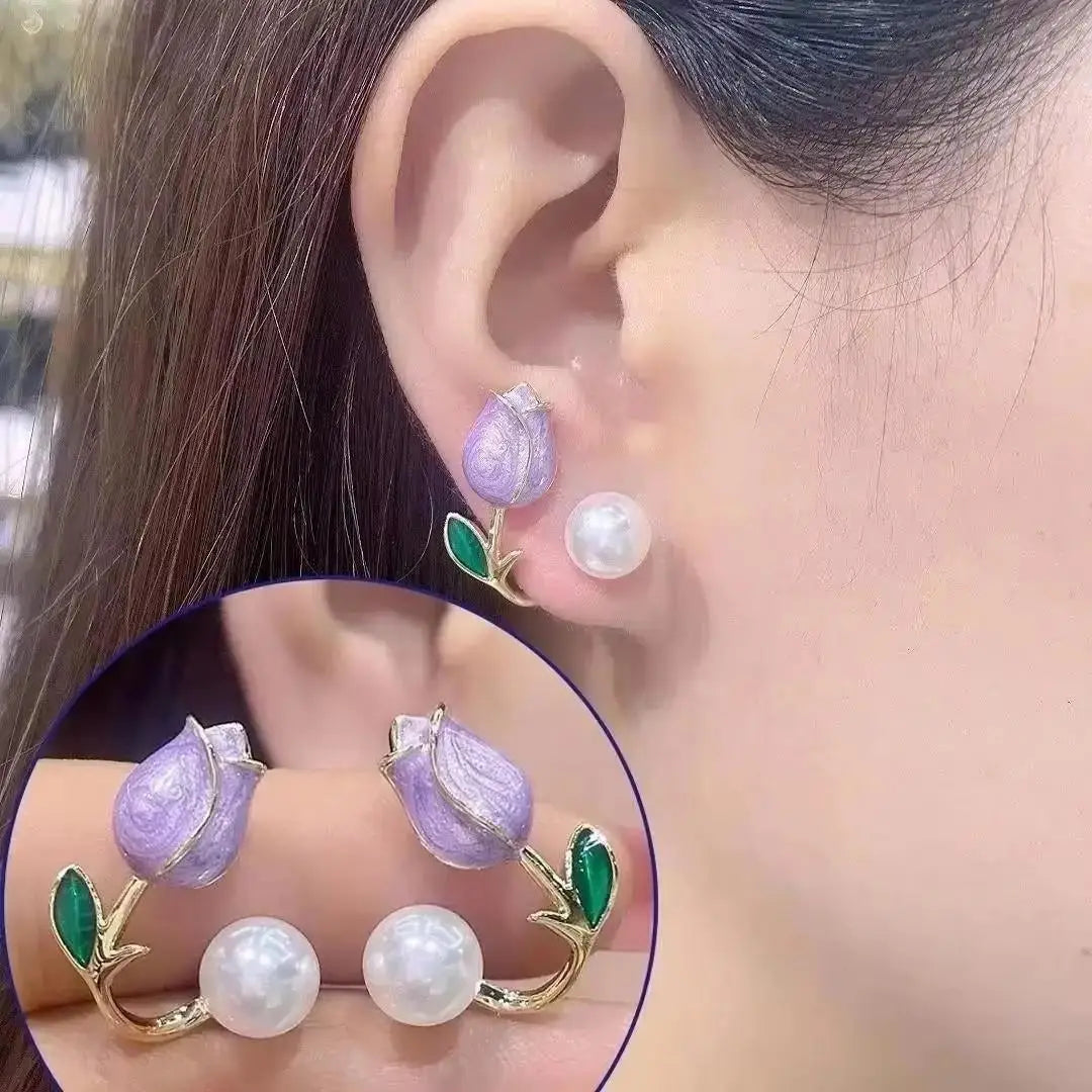 Korean Fashion Zircon Drop Earrings For Women'S Jewelry 2026 Trending New Luxury Women'S'S Geometric Hoop Earrings Pendientes Gifts