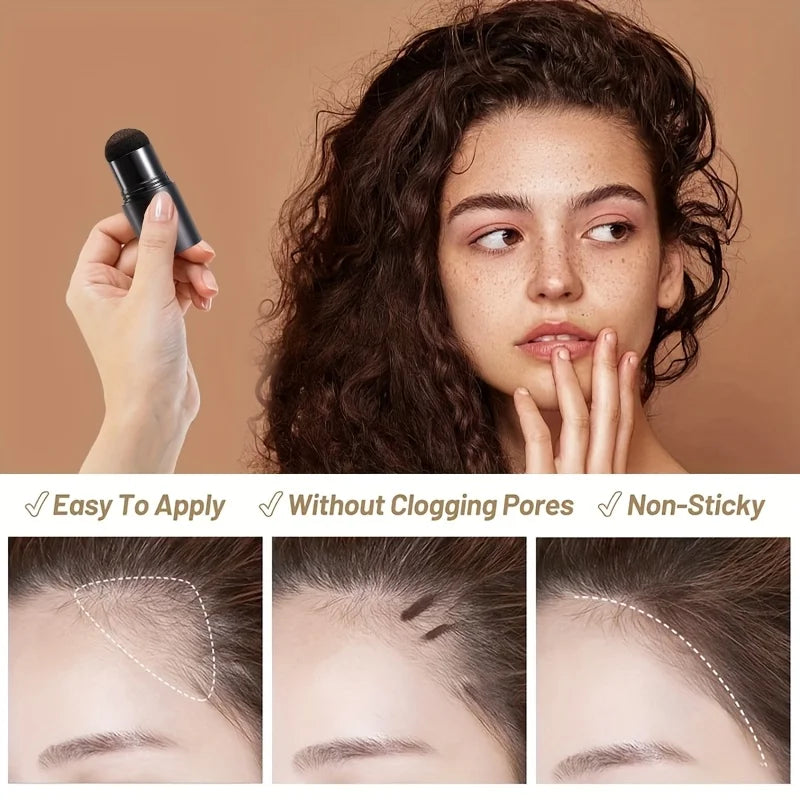 14 Color Temporary Hairline Powder Stick,Waterproof Hairline Filling Powder,Hair Shadow Powder,Hair Shading Sponge Pen
