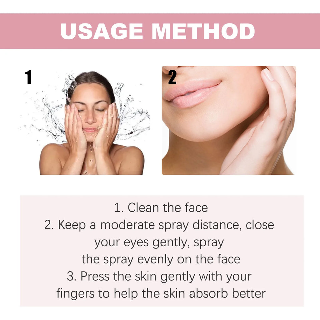 Rose Water Facial Spray Moisturizing Toner for Dry Skin Pore Minimization Bridal Skin Care Pre-Wedding Prep Facial Mist