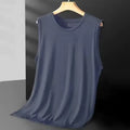 Men's Ice Silk Mesh Sleeveless Tank Top - Breathable Lightweight