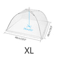 Kitchen Foldable Food Mesh Cover Anti-fly Umbrella Tent Cover Vegetable Fruit Breathable Insect-Proof Lid Food Protection Gadget