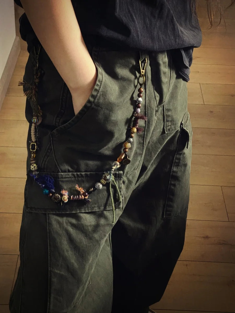 2025 New Model Personality Bohemia Evil Demon Eye Braided Rope Golden Bag Chain Fashion Women\'s Chain Shoulder Bag Accessories
