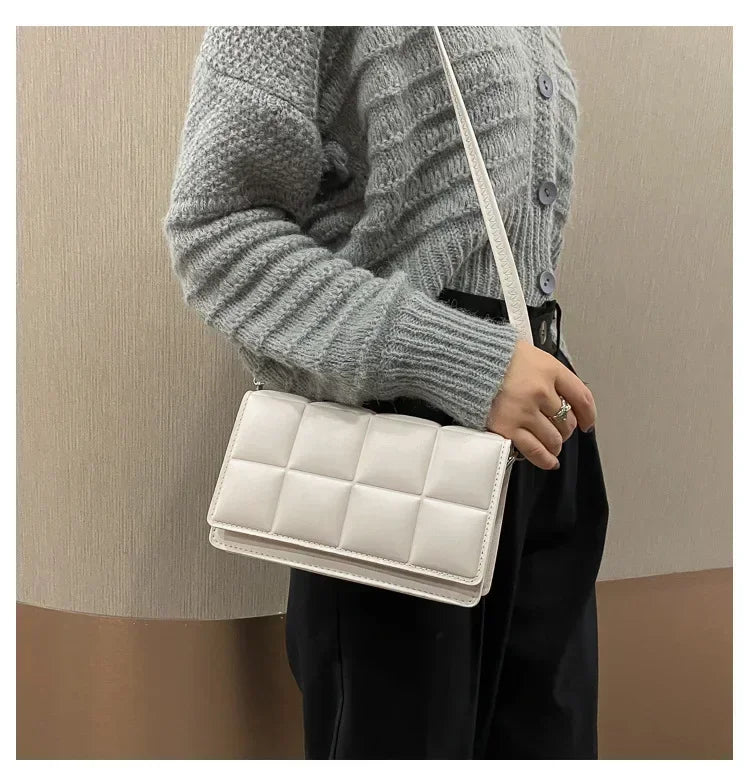 Women's Bag Fashion PU New 2024 Female Literary Single Shoulder Bags Minority Design Cross Body Fashion Handbags Bolsos
