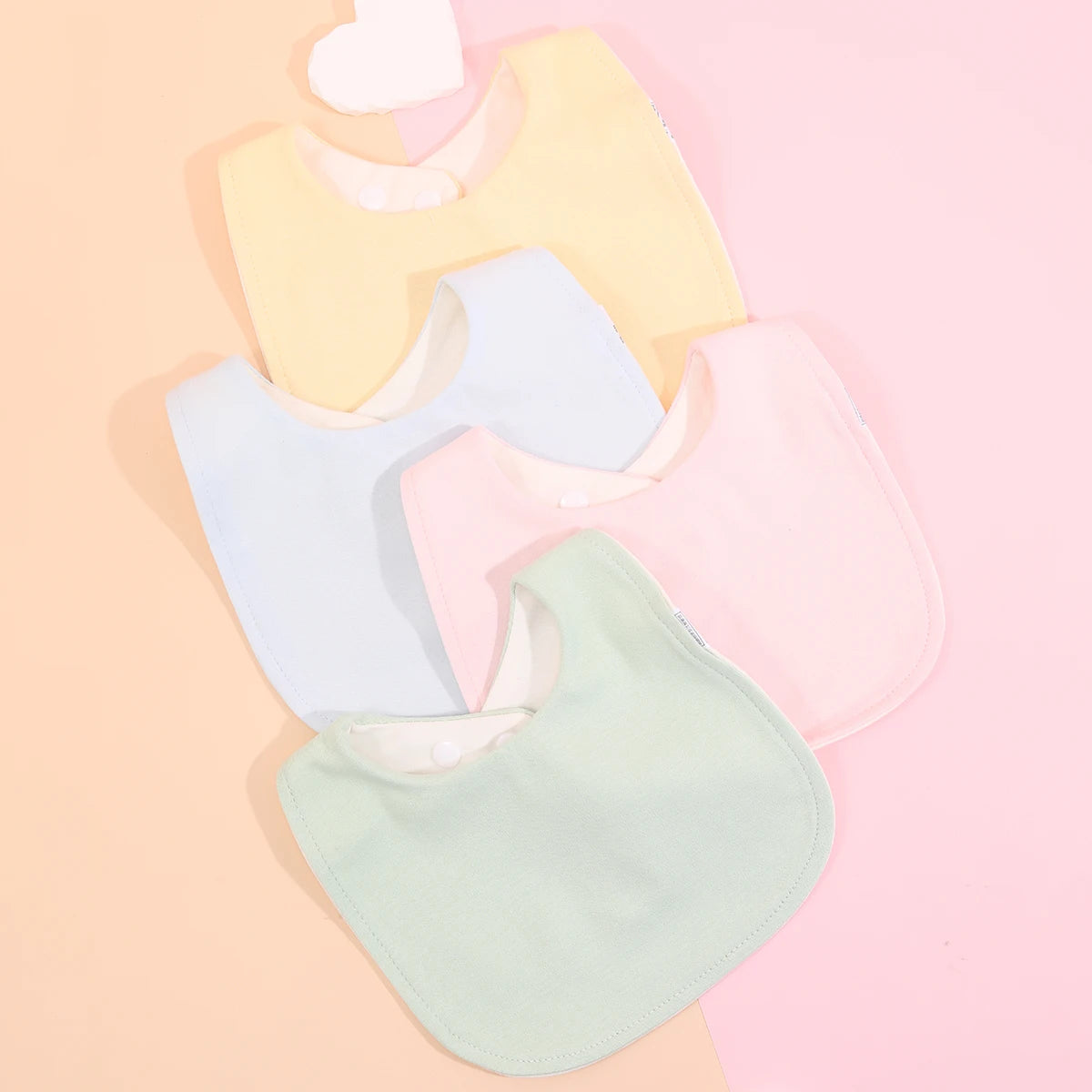 Cotton Soft Baby Adjustable Bandana Bibs Set Of 4 For Newborns And Toddlers Dribble Bibs