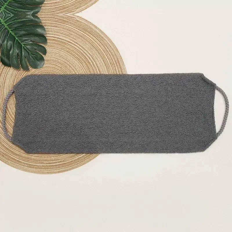High Elasticity Frosted Long Shower Towel Shower Body Brush Bathing Massage Back Body Exfoliating Bathroom Wash Brush Bath Tools