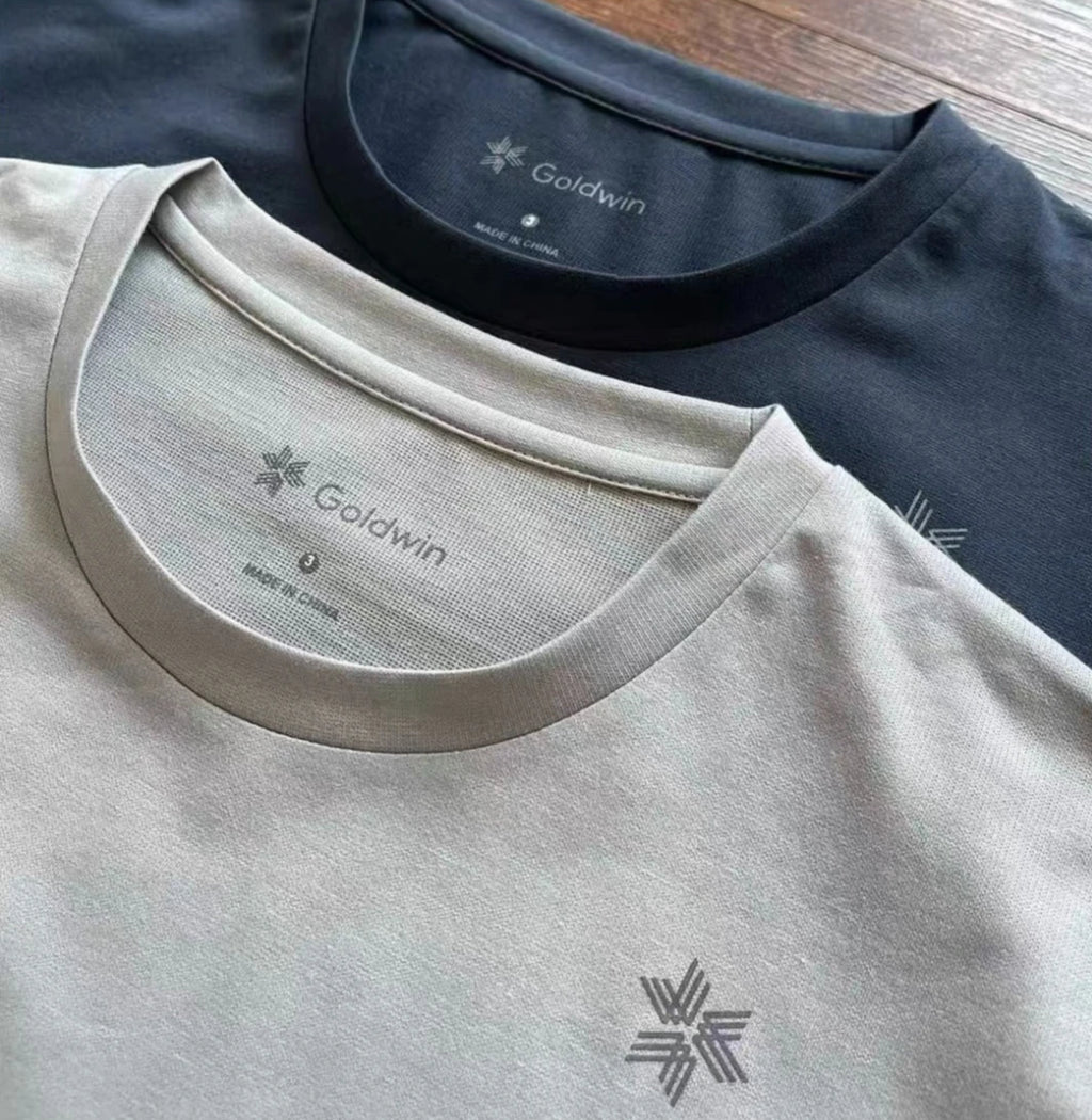 Goldwin outdoor function all-weather composite four-dimensional elastic technology quick-drying short-sleeved T-shirt