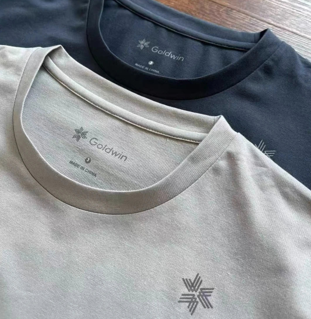 Goldwin outdoor function all-weather composite four-dimensional elastic technology quick-drying short-sleeved T-shirt