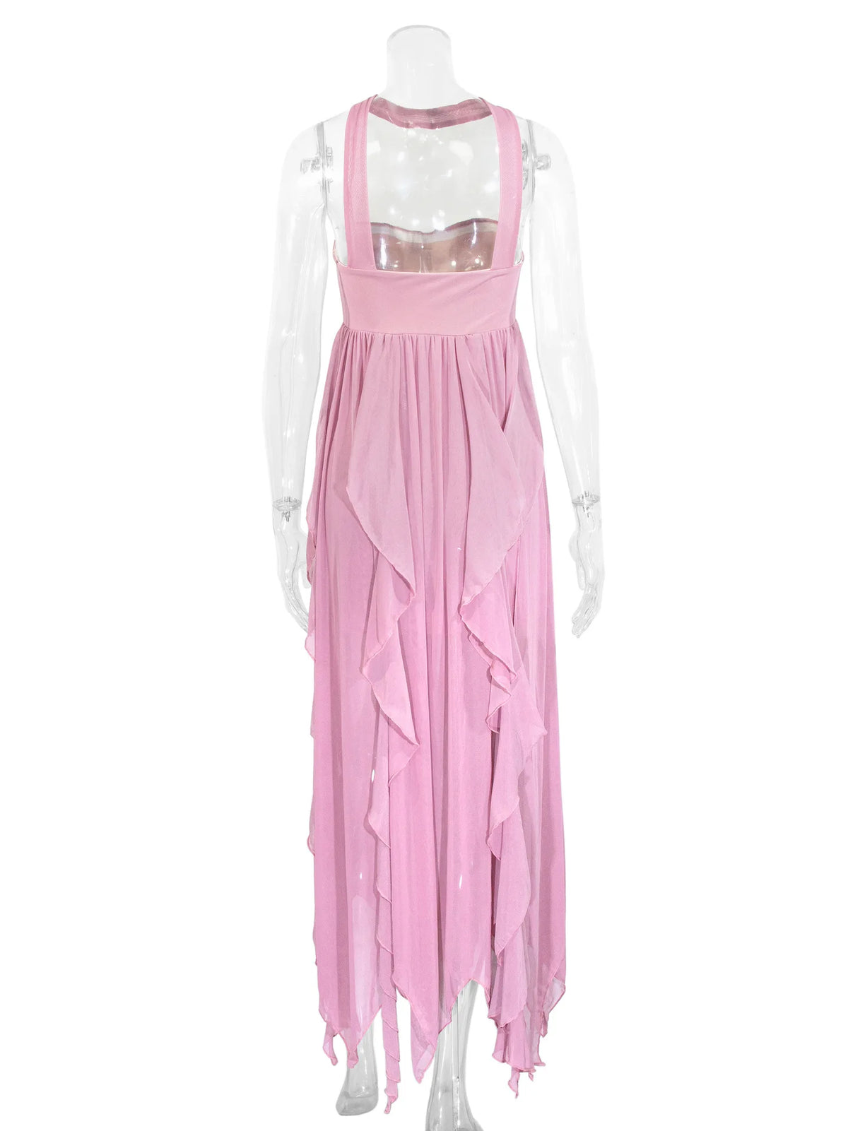Sexy Backless Long Dress Fashionable Strapless Gown Elegant Atmosphere Perfect for Date Party Banquet Daily Wear Milk Silk