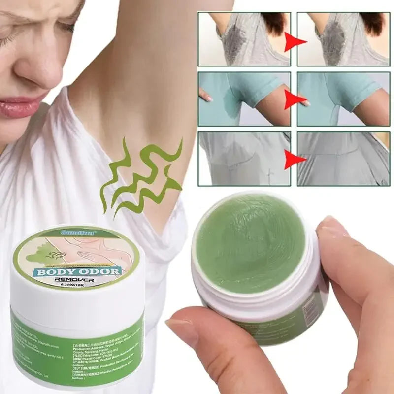 Underarm Deodorant Cream - Herbal Antiperspirant for Body Odor 10g