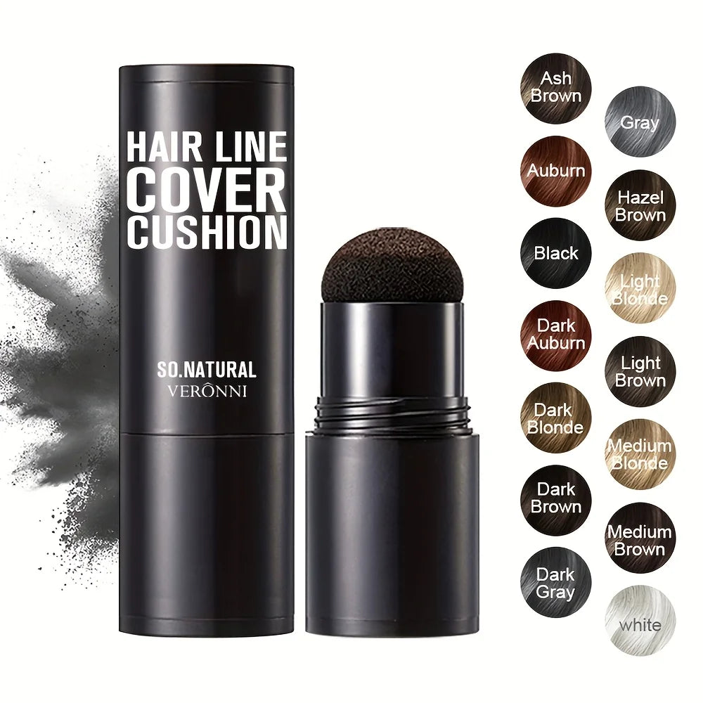 14 Color Temporary Hairline Powder Stick,Waterproof Hairline Filling Powder,Hair Shadow Powder,Hair Shading Sponge Pen