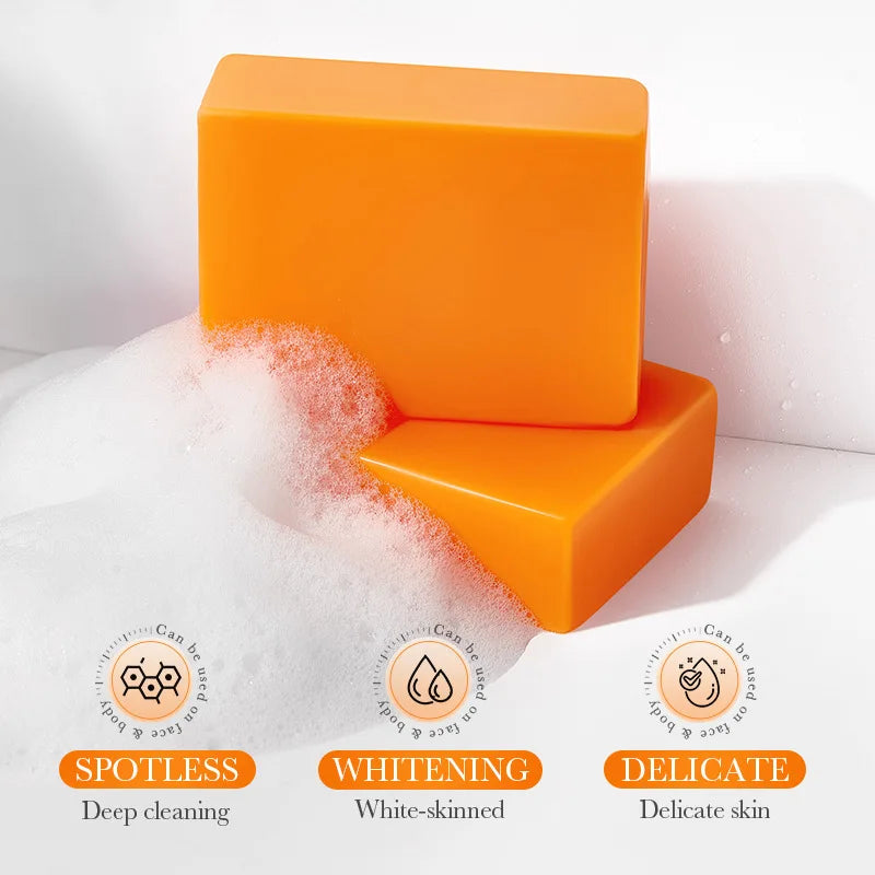 Sadoer Kojic Acid Facial Soap Face Wash Foam Facial Cleanser Moisturizing Hydrating Oil Control Body Bathing Handmade Soap