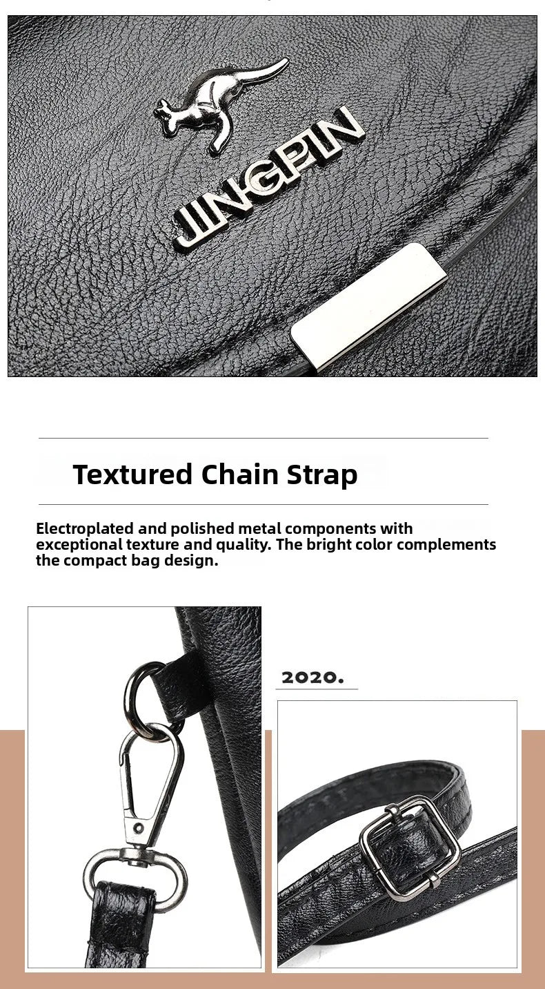 Fashionable High-End Feelings Women's Crossbody Bag Casual Versatile Single Shoulder Bag Large Capacity Mom Bag Shopping Stre...