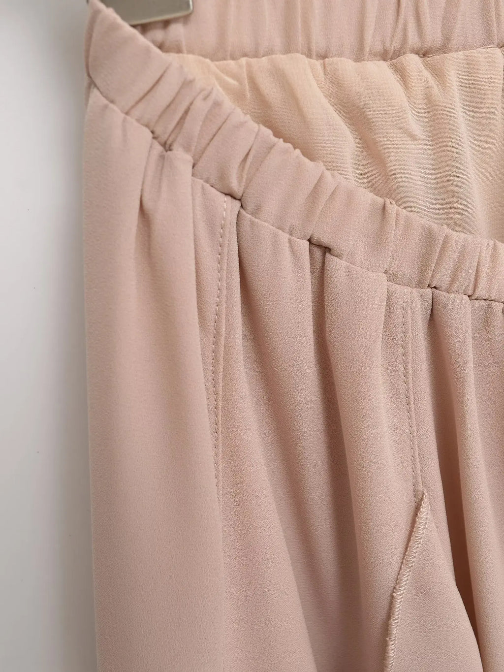 2026 Chic Women's Casual High Quality Knee-length Pink Layered Skirts Ladies Elegant A-line Tierred Ruffles Elastic Midi Skirt