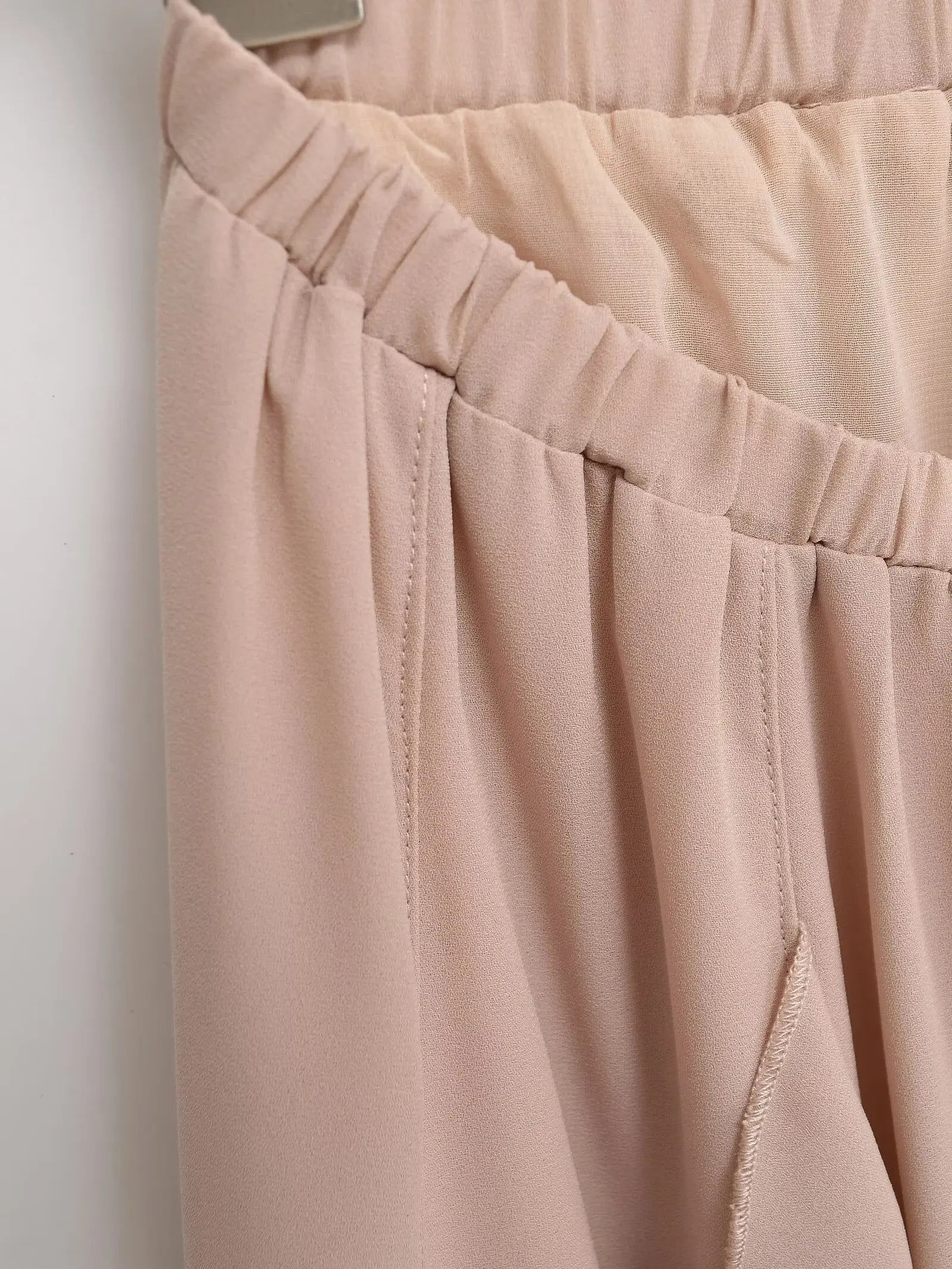 2026 Chic Women's Casual High Quality Knee-length Pink Layered Skirts Ladies Elegant A-line Tierred Ruffles Elastic Midi Skirt