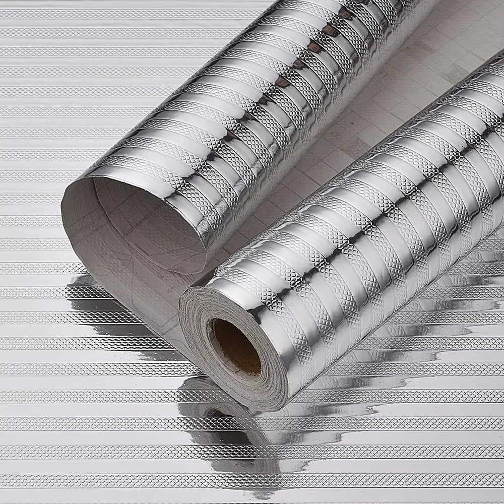 Pegatinas de pared de cocina resistentes a altas temperaturas, pegatinas a prueba de aceite, impermeables para gabinetes, estufas, papel de aluminio