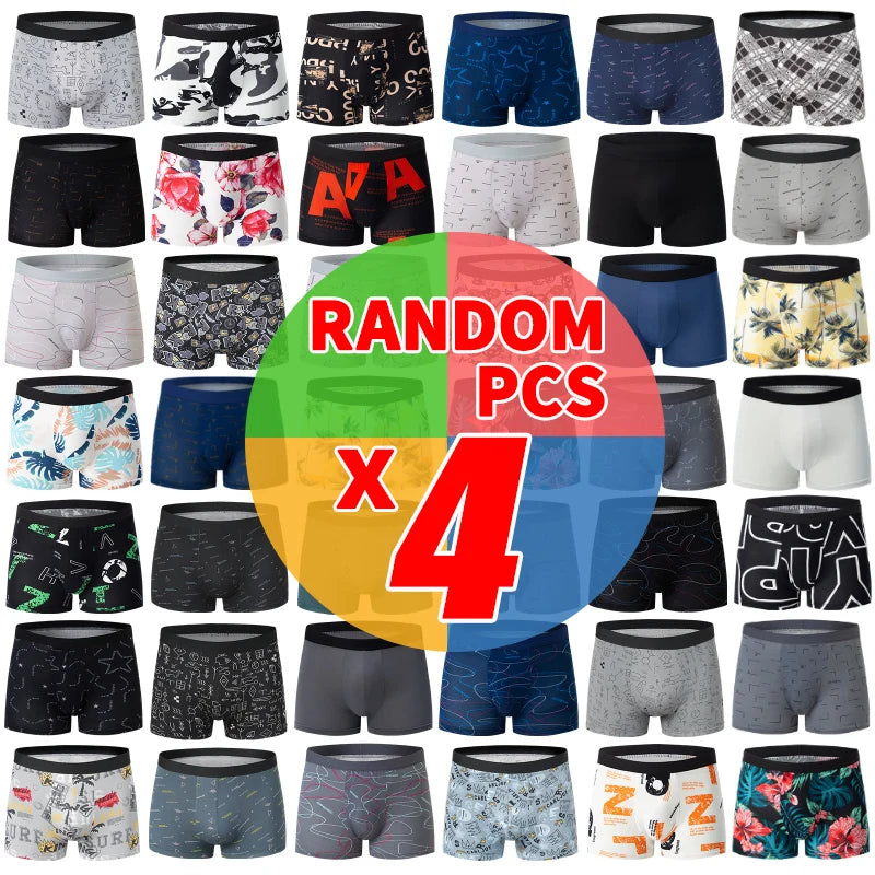 Men's Printed Swim Trunk Plus Size Comfort Waist European American Size For Big And Tall Men