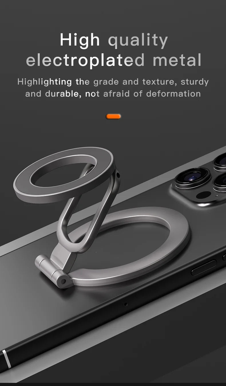 For MagSafe Double Sided Magnetic Phone Ring Holder Portable Folding Cellphones Stand Phone Accessories Support Bracket Grip