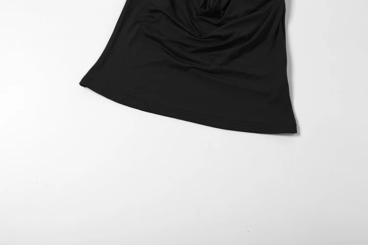 Weird Puss Metal Snake Halter Camisole Women Swing Collar Elegant Backless Summer Trend Beach Vacation Party Clubwear Tank Tops