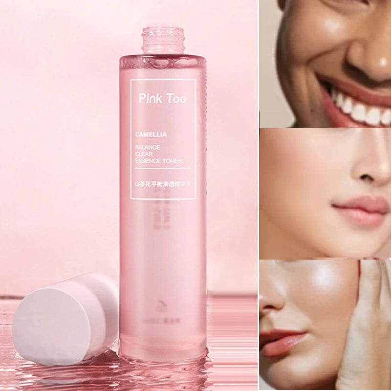 Camellia Clear Balancing Essence Lotion & Toner - Hydrating, Pore Minimizing, Makeup Water for Compress & Essence Infusion