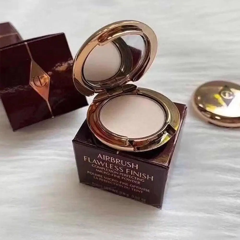 Soft Focus Pressed Powder Long Lasting Oil Control Setting Powder for Women Matte Texture Face Foundation Makeup Tool