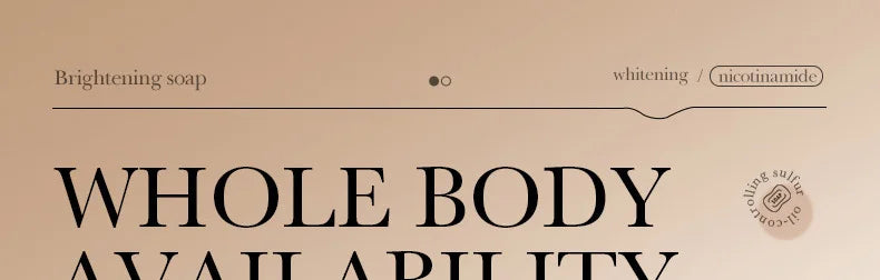 SADOER Niacinamide Arbutin Facial Soap - Moisturizing Brightening Bar