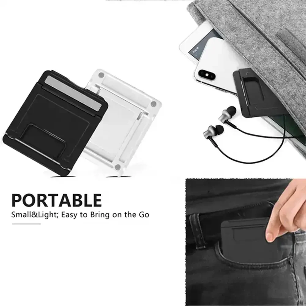 Table Adjustable Phone Holder Bracket Desktop Stand For Ipad IPhone Samsung Xiaomi Huawei Folding Universal Mobile Phone Stand
