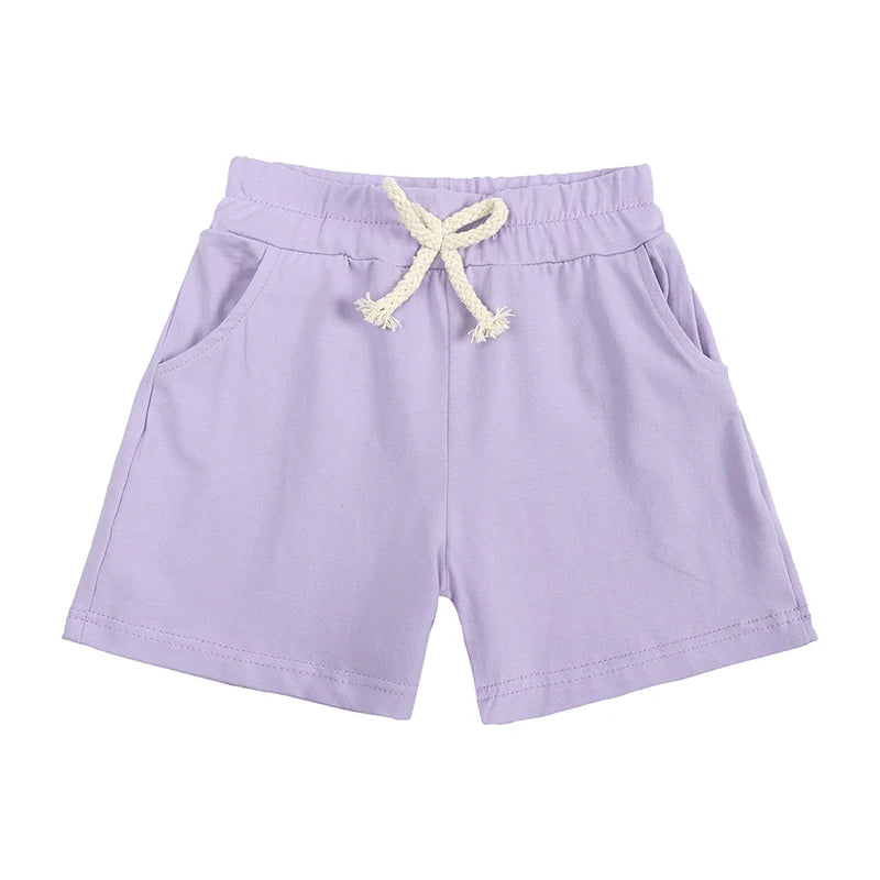 1-5Y Kids Summer Clothing Sets Suit Boys Girls Short Sleeve Top+Shorts Tracksuit Toddler DIY Outfit Comfortable Sportswear
